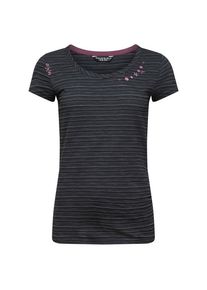 T-Shirt Chillaz Fancy Flower Damen (Gr 34 |schwarz/grau)