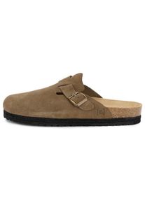 Sandalen Espadrij Cloq Velour Damen (Gr 37 |braun)