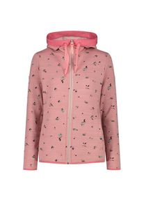 CMP Printed Stretch Jacket Fix Hood Fleecejacke Women (Gr 34 |rosa)