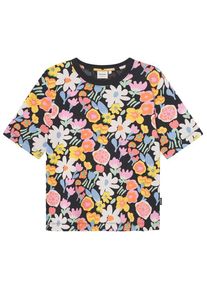 DEDICATED T-Shirt Vadstena Meadow Flowers Big T-Shirt Damen (Gr M |grau)