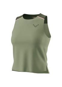 Dynafit Sky Crop Top Funktionsshirt Damen Trailrunning (Gr XL |oliv)
