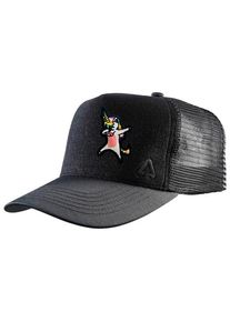 P.A.C. DIY Trucker Cap Caps Kinder (Gr One Size |grau/schwarz)