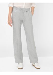 Brax Damen Palazzohose Style FARINA GREY MELANGE, hellgrau, Gr. 38
