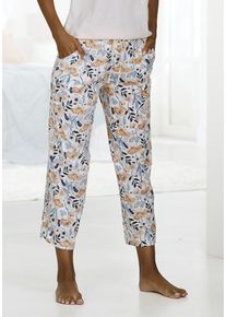 Vivance Dreams Pyjamahose mehrfarbig Gr. 32/34 für Damen. Mit Allover-Druck. Bequem. Nachhaltig.