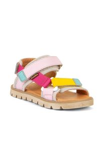 froddo Kinder Sandale, Gr. 28rosa, mulit, Textil, Leder, colorblocking, sportlich, Schuhe