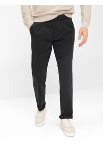 Eurex By Brax Herren Bundfaltenhose Style LUIS, schwarz, Gr. 30