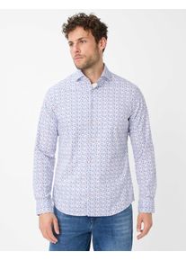 Brax Herren Hemd Style HAROLD summer grape, hellblau, Gr. XXL