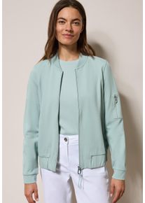 Cecil Damen Cardigancool salvia grün, casual, Gr. XXL, bedruckt, Stoff, 67% Viskose, 28% Nylon, 5% Elasthan, Strickjacken, mit Stehkragen