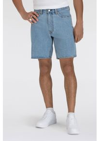 Levi's LEVI'S Herren Jeansshorts "468 LOOSE SHORTS"light indigo, flat finish, casual, Gr. 33, Denim/Jeans, Obermaterial: 100% Baumwolle, Jeans