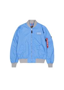 Herren Bomberjacke "Alpha Industries Men - Bomber Jackets MA-1 TTC Two Tone Contrast"mediteranian blau, Gr. L, Alpha Industries, Obermaterial: 100%
