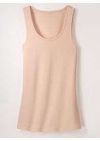 wäschepur sheego Große Größen Achselhemd, apricot + mauve + champagner, Größe 36/38 - Damen