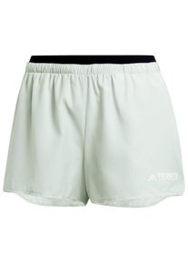 Laufshort adidas terrex Multi Light Shorts Damen (Gr M - Length: 5'' |grau/weiß)