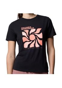 Columbia Sun Trek Graphic S/S III Funktionsshirt Damen (Gr M |schwarz)