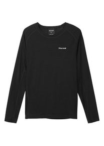 NNormal Merino Long Sleeve Laufshirt Damen (Gr L |schwarz)