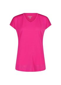 CMP Jacquard T-Shirt Funktionsshirt Damen Wandern (Gr 42 |rosa)