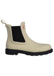 Hunter Boots Commando Chelsea Boot Damen (Gr 37 |beige |wasserdicht)