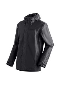Maier Sports Abbenstein Regenjacke Herren (Gr 48 - Regular |schwarz |wasserdicht)