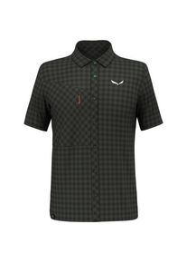 Salewa Puez Dry S/S Shirt Hemd Herren (Gr 46 |schwarz)