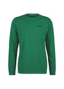 Patagonia L/S P-6 Logo Responsibili-Tee Longsleeve Men (Größe XS |grün)