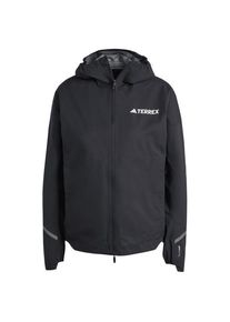 adidas terrex Terrex Xperior 25L Light RainRdy Regenjacke Damen (Gr XS |schwarz/grau |wasserdicht)