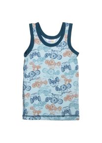 Joha 71212 Undershirt Alltagsunterwäsche Kinder (Gr 150 |blau/grau)