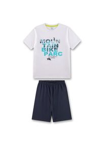Sanetta Pyjama Short 245828 Schlafanzug Kinder (Gr 128 |weiß)