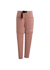 adidas terrex Utilitas ZO Pants Zip-Off-Hose Damen Wandern (Gr 44 - Regular |braun)