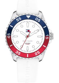 Tommy Hilfiger Kinder Quarzuhr "KIDS"weiß, Armbanduhren, Armbanduhr, Edelstahlarmband, analog, ideal auch als Geschenk