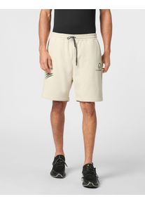 Plein Sport Herren Bermudas "Scratch"10, grau, Gr. M, Obermaterial: 87% Baumwolle, 13% Polyester, Hosen