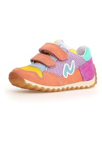 Naturino Kinder Sneaker "SAMMY 2 VL", Gr. 29orange pink multi, Veloursleder, Textil, Lederimitat, colorblocking, sportlich, Schuhe, Freizeitschuh mit