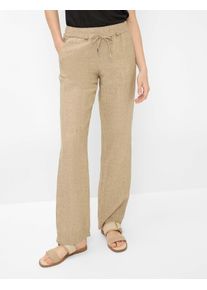 Brax Damen Palazzohose Style FARINA ALMOND, Beige, Gr. 42