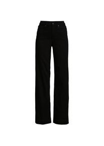 LANDS' END Jeans High Waist mit weitem Bein Farbig in Plus-Gr&ouml;&szlig;e, Damen, size: plus, Schwarz, Baumwoll-Mischung/Polyester-Mischung, by Lands' End