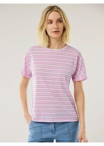 Walbusch Kimonoshirt Ringelstruktur