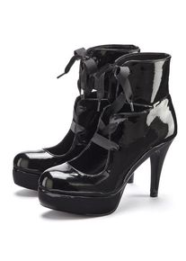 LASCANA Belle Affaire High-Heel-Sandalette 'Stiefelette mit Plateau,' schwarz Gr. 36 für Damen