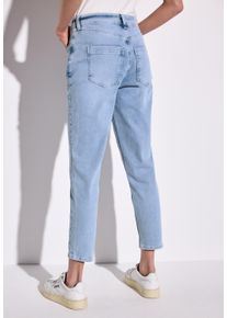 Street One Damen Loose-fit-Jeansultra bleach random washed, casual, Gr. 28, unifarben, Jeans, 84% Baumwolle, 13% Polyester, 3% Elasthan, Jeans, High