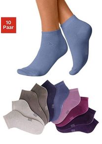 H.I.S. H.I.S Kurzsocken mehrfarbig Gr. 35-38 für Damen. Elastisch. Nachhaltig.