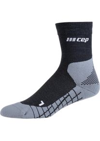 CEP Light Hiking Socken Herren - schwarz - Gr. 39-42 - Polyamid/Merinowolle/Elastan