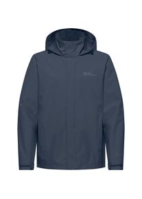 Jack Wolfskin Trailtime 2l Regenjacke Herren - blau - Gr. XL - Polyester
