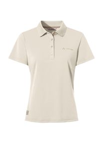 Vaude Essential Poloshirt Damen - weiß - Gr. 40 - Polyester