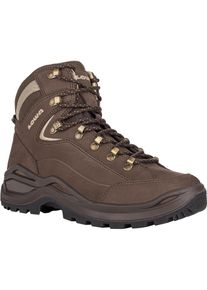 Lowa Renegade Evo Ll Mid Wanderschuhe Damen - braun - Gr. 40 - Nubukleder
