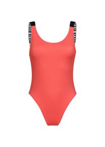 Calvin Klein Intense Power Rib Badeanzug Damen - rosa - Gr. M - Polyamid/Elastan