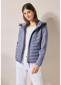 Cecil Damen Outdoorjackelavender haze, casual, Gr. XXL, unifarben, Stoff, Rückseite und Ärmel: 67% Polyester, 27% Viskose, 6% Elasthan; Steppfront: