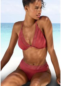 s.Oliver Bikini-Hose 'Aiko' rostrot Gr. 44. Mit Häkelkante