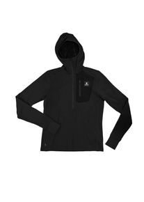 Saysky Damen Combat Half Zip Fleece Hoodie schwarz