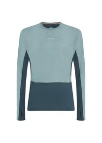 Icebreaker Merino 125 Zoneknit L/S Crewe Merinounterwäsche Herren (Gr S |türkis)
