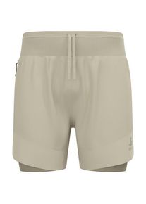 Odlo X-Alp Trail 6 Inch 2-In-1 Short Laufshorts Herren (Gr M |grau/beige)