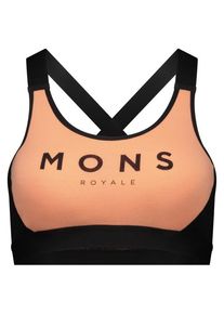 Sport-BH Mons Royale Stella X-Back Bra Damen (Gr XL |schwarz)