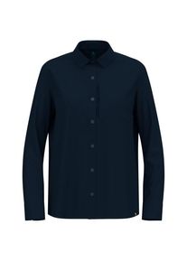 Odlo Essential Shirt L/S Bluse Women (Gr M |blau)
