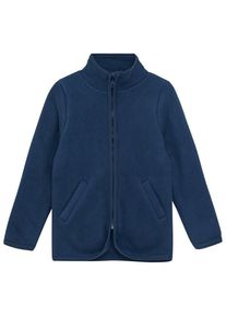 Huttelihut Jacket Cotton Fleece Fleecejacke Kinder (Gr 110 |blau)