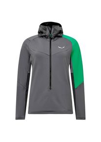Salewa NXT Hybrid 1/2 Zip Tee Zip-Hoodie Damen (Gr 42 |grau)